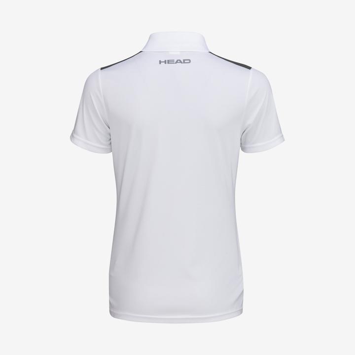 Produktbild Head Club Tech Polo Shirt W weiss/dunkelblau (S)