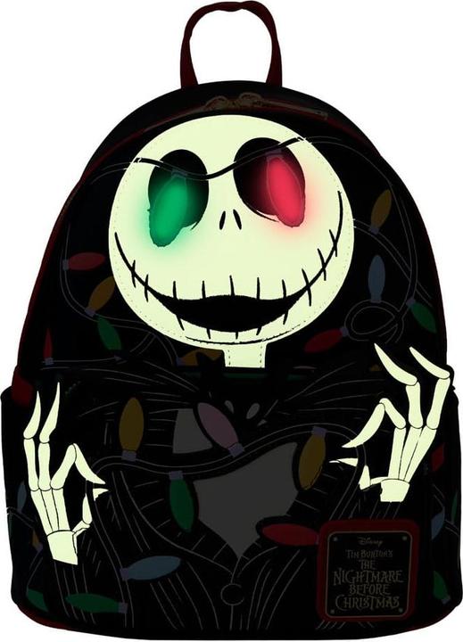 Image du produit Loungefly Nightmare before Christmas by Mini-sac à dos Jack Light Up