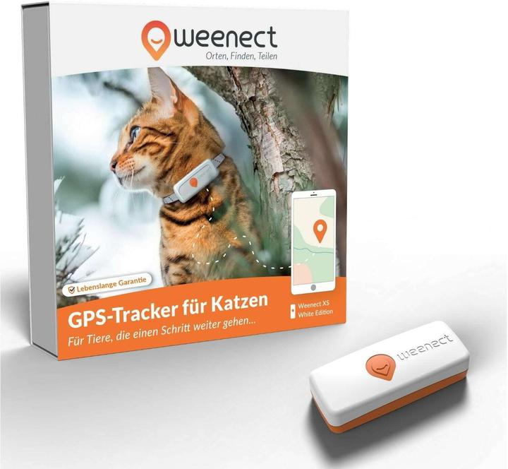 Actual product image Weenect GPS Tracker XS for cats, white (iOS, Android)
