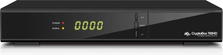 Actual product image Abcom AB CryptoBox 700HD Cable, Ethernet (RJ-45), IPTV Full HD Black (0.13 GB, DVB-S, DVB-S2)