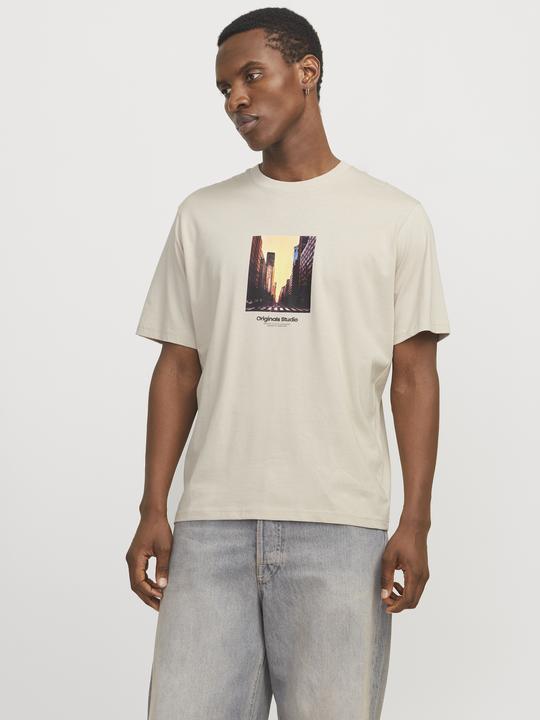 Actual product image Jack & Jones Jorvesterbro Picture Tee Ss Crew Neck Sn (XS)