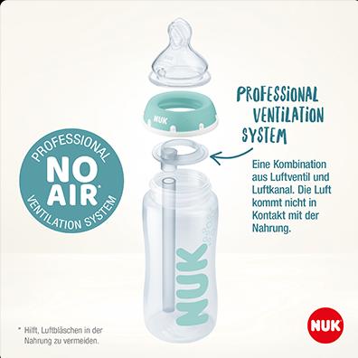Produktbild NUK Anti-Colic Professional Babyflaschen Set mit Temperature Control