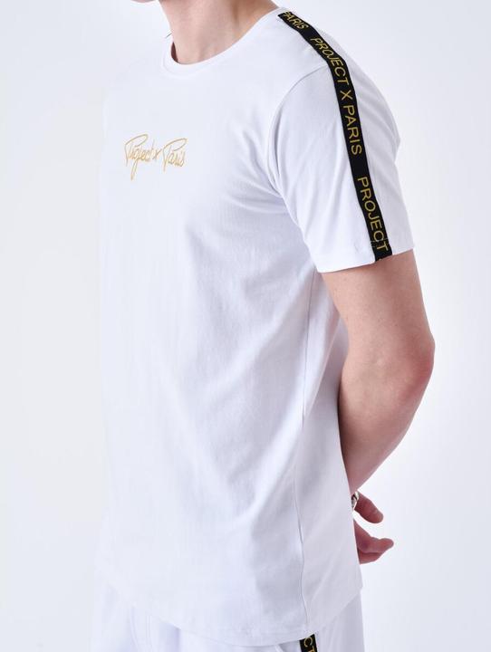 Project X Paris Klassisches T-Shirt Logo-Stickerei (L)