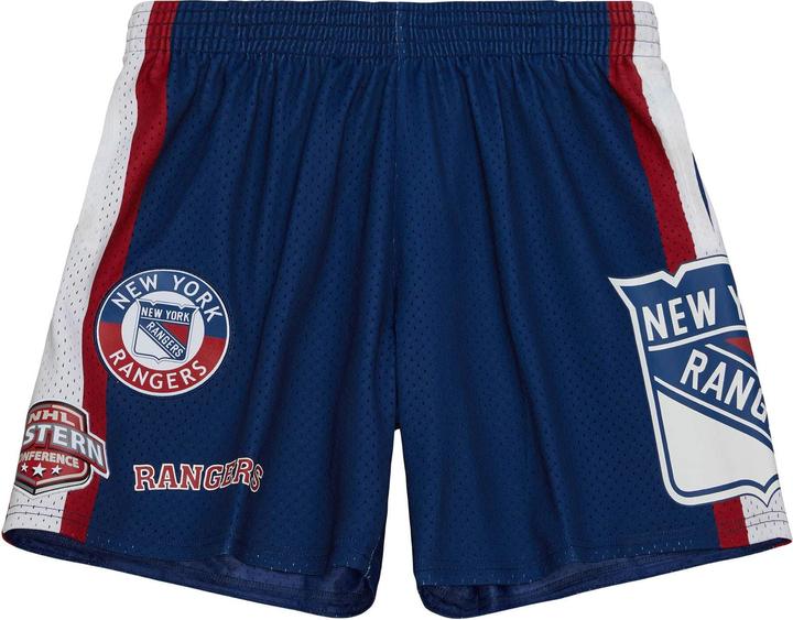 Mitchell & Ness M&N NHL New York Rangers Hometown Basketball Shorts - S (S)