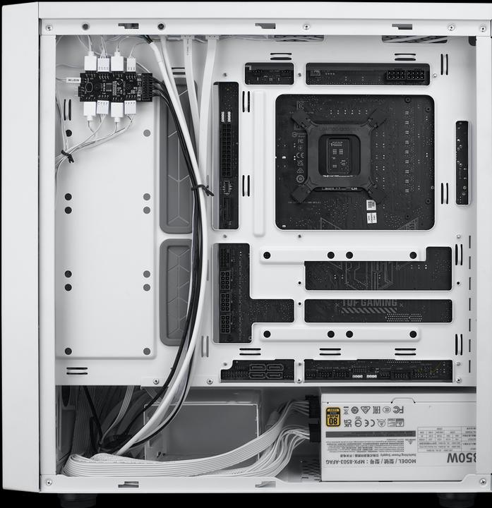 Produktbild Cooler Master MasterBox 600 White (mATX, ITX, ATX, E-ATX)