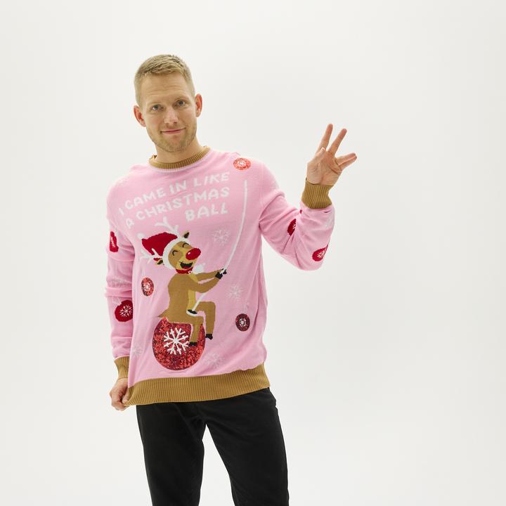 Immagine prodotto Christmas Sweats Sono arrivato come una palla di Natale (XS)