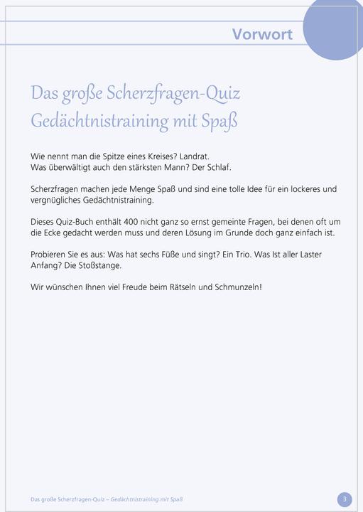 Immagine prodotto Das grosse Scherzfragen-Quiz für Senioren (Tedesco)