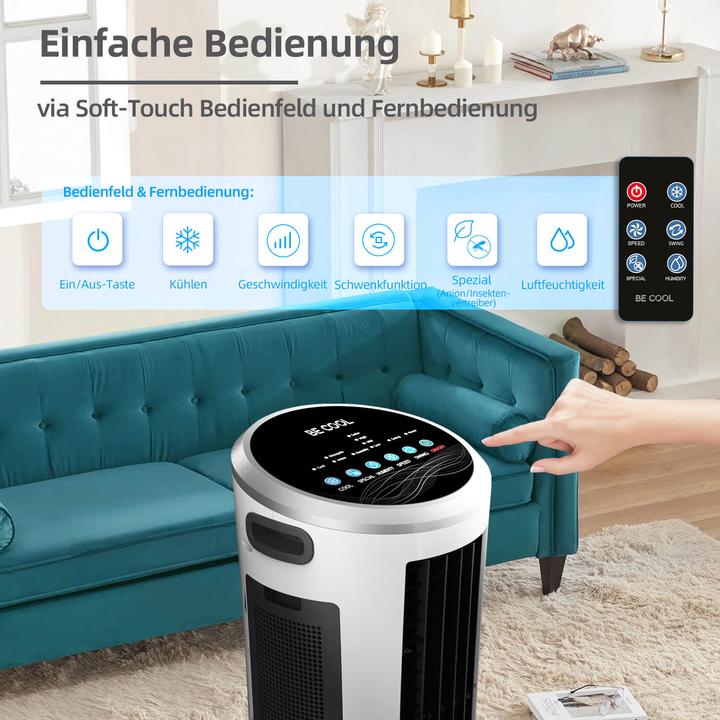 Actual product image Be Cool BC18AC2301IKF Air cooler with 18 litre water tank and mosquito repellent (25 m²)
