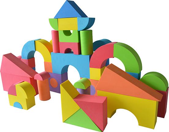 Actual product image Babytrold Pädagogische Schaumstoffblöcke
