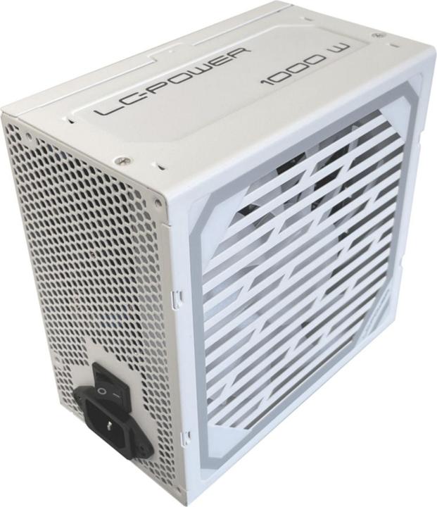 Immagine prodotto LC-Power Alimentatore 1000W LC1000MW Modular V3.1 (80+Gold)bianco (1000 W)