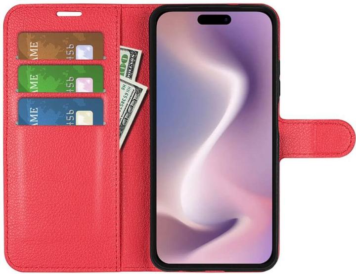 Actual product image Cover-Discount iPhone 16 - Leather case (Apple iPhone 16)