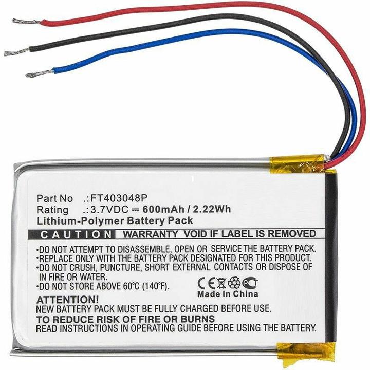 Actual product image CoreParts Battery for Jbl Speaker (1 Cells, 600 mAh)
