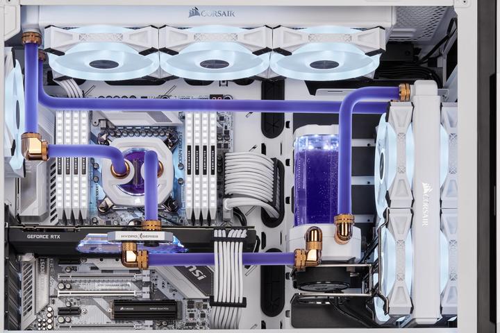 Image du produit Corsair CX-9059005-WW Computer Cooling Component Universal Coolant Tube 3 Piece(s) Transparent (1 m, Matières plastiques)