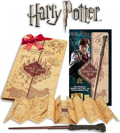 Actual product image Noble Collection Harry Potter - Bacchetta di Harry con mappa del Malandrino (Blister)