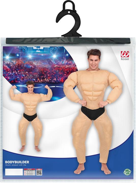 Immagine prodotto Widmann Costume da bodybuilder: tuta muscolare con slip (XL)