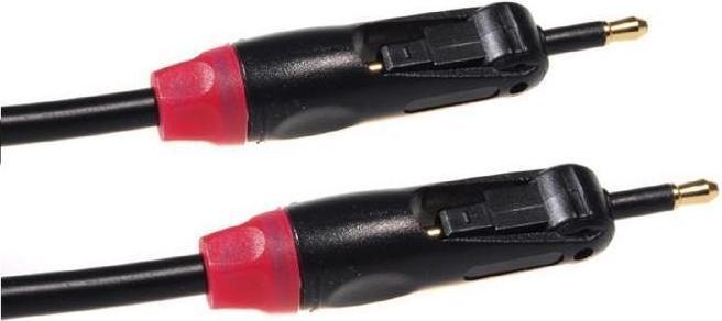 Produktbild Maclean MCTV-642 - Toslink T-T Jack-Jack optisches Kabel 0,5m Polybeutel (0.50 m, TOSLINK)
