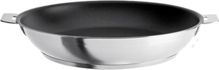 Actual product image Cristel Strate Amovible Stainless Steel Pan Non Stick Ø26cm (26 cm, Frying pan, Stainless steel)