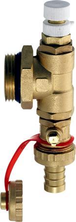 Image du produit Danfoss Embout de collecteur - Embout, purge manuelle et fonction de vidange/remplissage