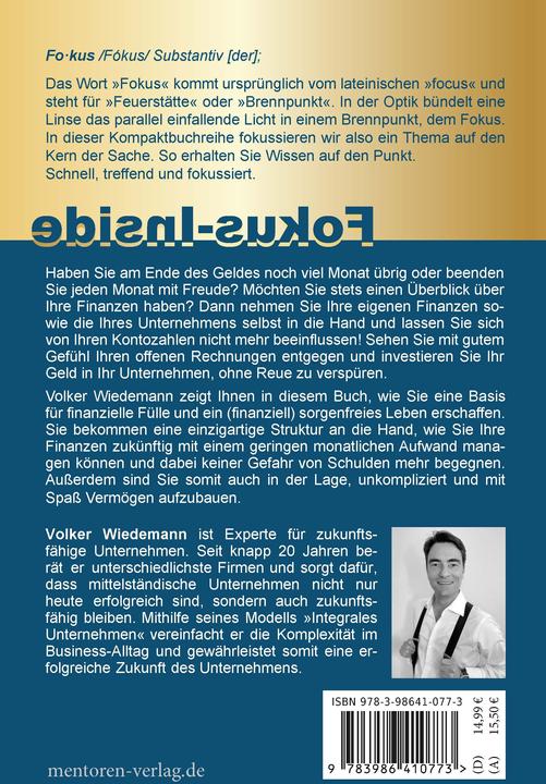 Produktbild Finanzen verstehen und clever managen (Deutsch, Volker Wiedemann, 2023)