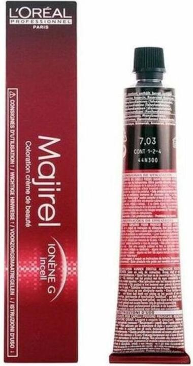 Actual product image L'Oréal Professionnel Majirel (7.03 medium blonde light gold)
