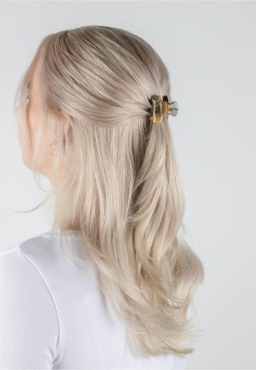 Image du produit Trisa Cheveux - Pinces à cheveux marbrées, gris or (2 pcs)