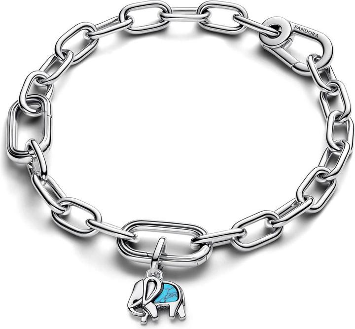 Image du produit Pandora Charm mini pendentif éléphant de couleur turquoise (MAT BIJOU)