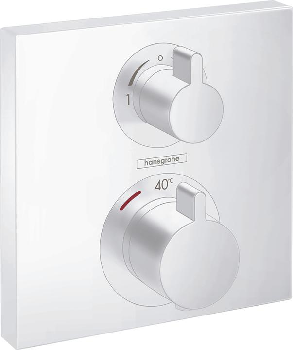 Produktbild hansgrohe Ecostat Square Thermostat Unterputz (mattweiss)