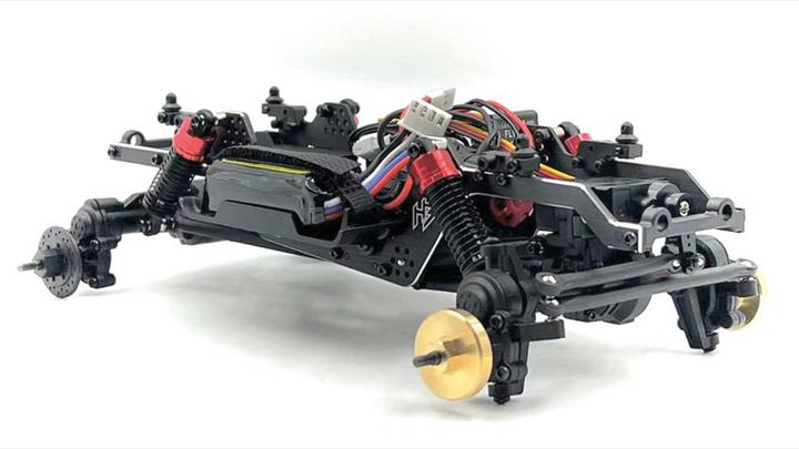 Image du produit Absima Hobby Plus CR18P EVO PRO JUICED Rot Brushless 1:18 RC Modellauto Elektro Truggy (RTR Prêt à fonctionner)