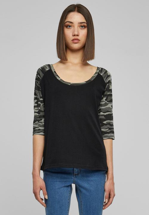 Immagine prodotto Urban Classics Tee Raglan 3/4 da donna a contrasto (5XL)