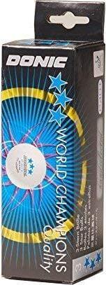 Donic Schildkröt TABLE TENNIS BALL DONIC P40+ 3STAR 3PCS (3 Stk.)
