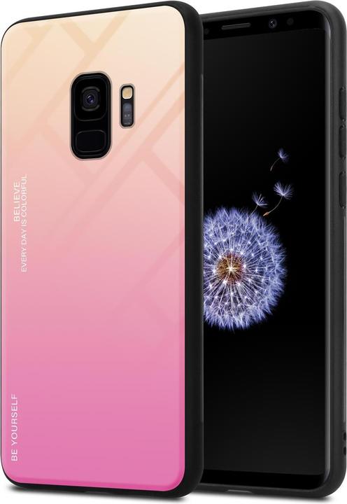 Produktbild Cadorabo TPU 2 Farben Glas Cover (Samsung Galaxy S9+)