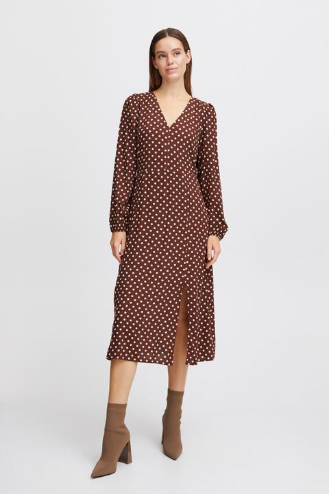 Actual product image B.young BYJOSA VNECK MIDI DRESS - 20813505 (40)