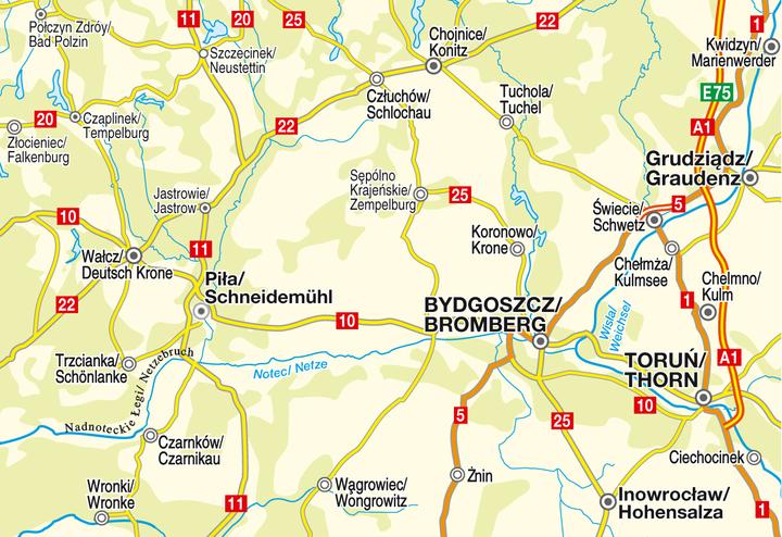 Actual product image Road map Poland, Southern Pom