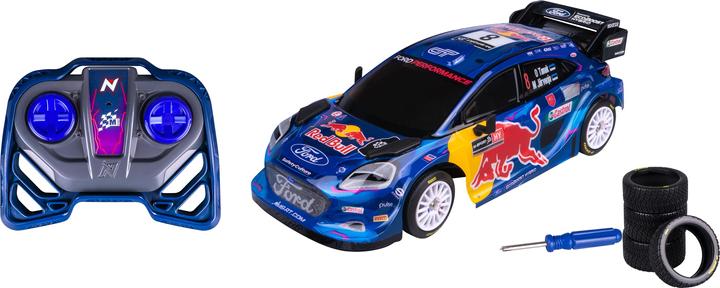 Nikko RC 10403 Red Bull M-Sport Ford Puma #8 Tänak 28 cm, realistische Details mit Extra Set Reifen