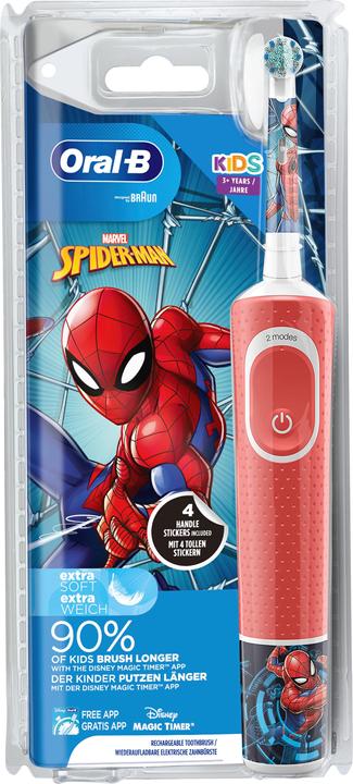 Produktbild Oral-B Vitality D100 Frozen Spiderman Mix (Oszillierende Zahnbürste)