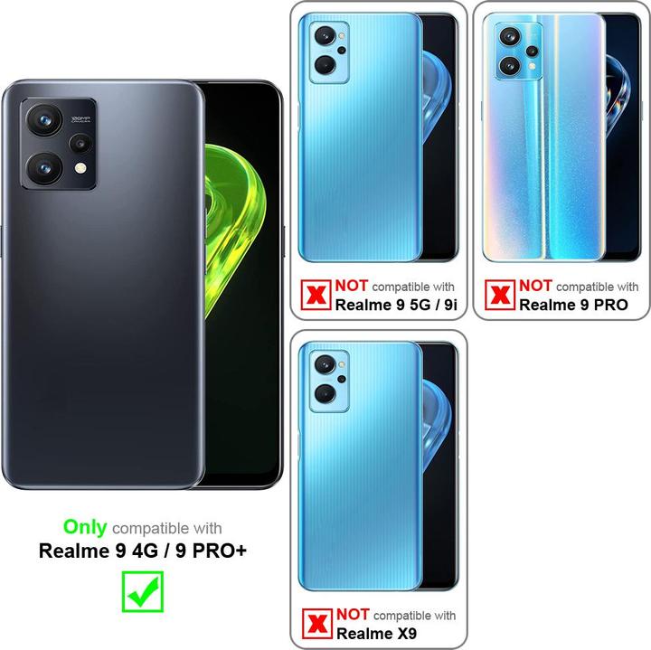 Actual product image Cadorabo Case for Realme 9 4G / 9 PRO+ with belt clip (Realme 9 4G)