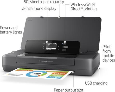 Image du produit HP OfficeJet 200 Mobile (Encre, Couleur)