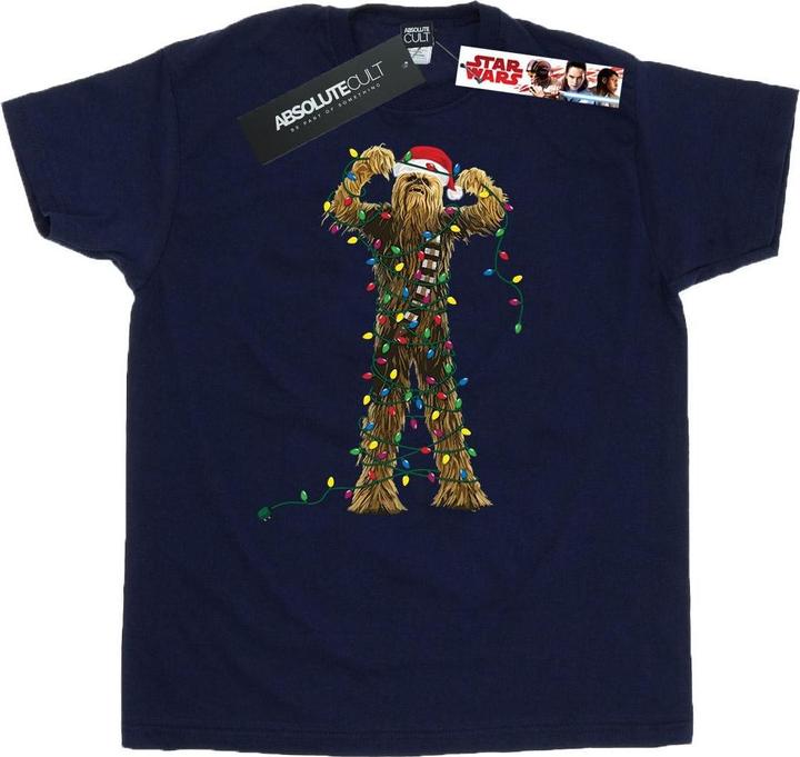 Star Wars Chewbacca Christmas Lights TShirt (XL)