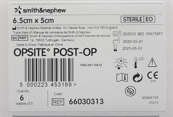 Immagine prodotto Smith & nephew Cerotti per ferite Opsite Post-OP (6 x)