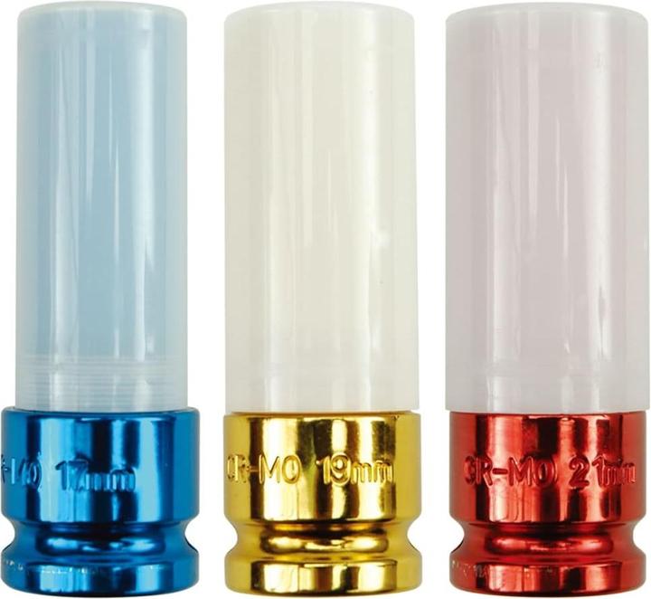 Actual product image Yato Profi Kraft 1/2" Steckschlüsselsatz für Alufelgen YT-1056 Schoneinsätze (1/2")