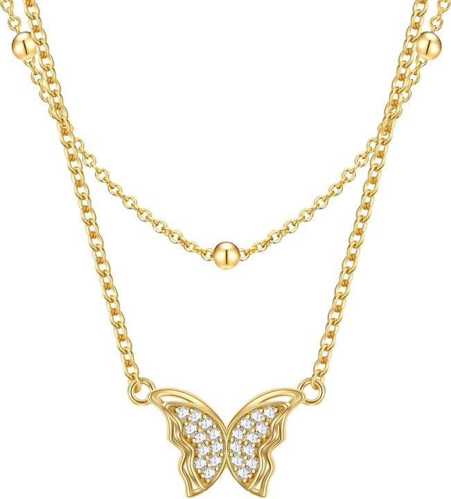 Rafaela Donata Damen Halskette Schmetterling - 36618 (Sterling Silber)