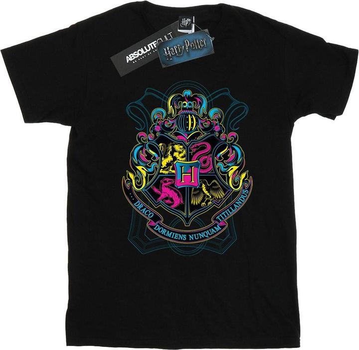 Immagine prodotto Neon Hogwarts Crest Maglietta Ragazze (140, 146)