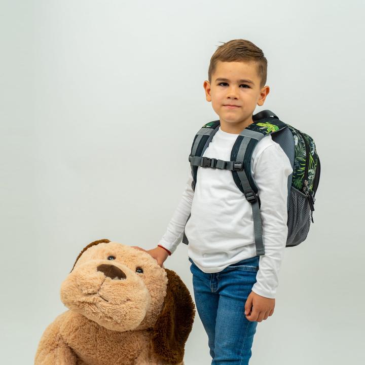 Actual product image Belmil Kindergarten backpack with chest strap and name tag