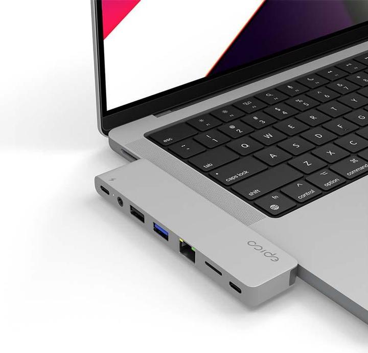 Image du produit Epico PRO HUB III (compatible Magsafe) - argent (8 Ports)