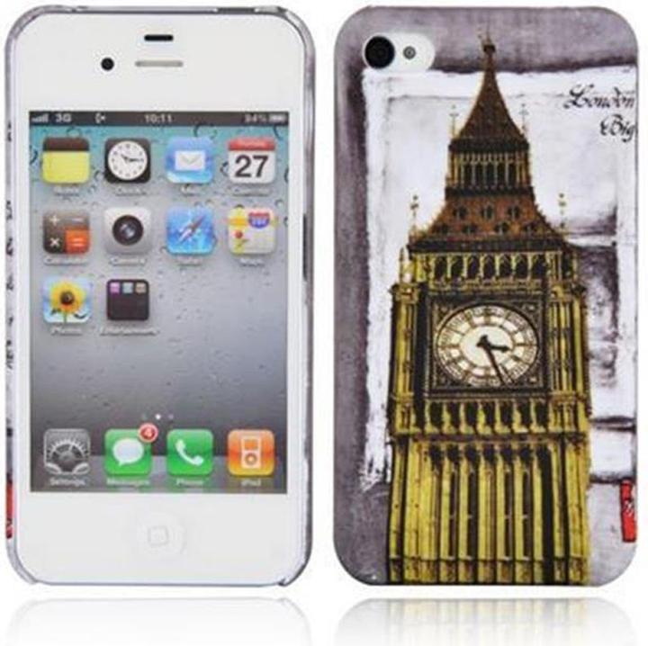Actual product image Cadorabo Hard cover with imprint cover (Apple iPhone 4)