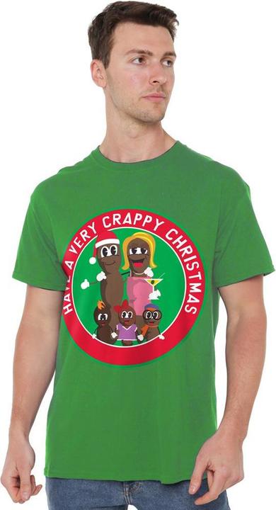 Actual product image Ubisoft Mens Have A Very Crappy Christmas T-Shirt (4XL)
