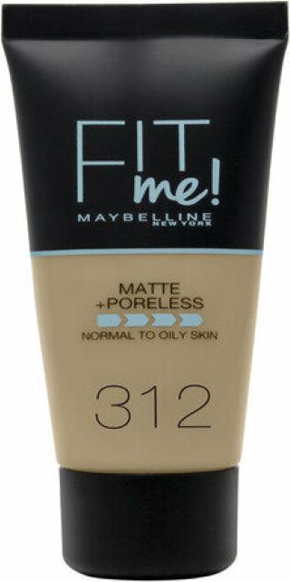Produktbild Maybelline New York Fit Me Matte + Pore less Foundation - 30 ml #312-golden (312 Golden)