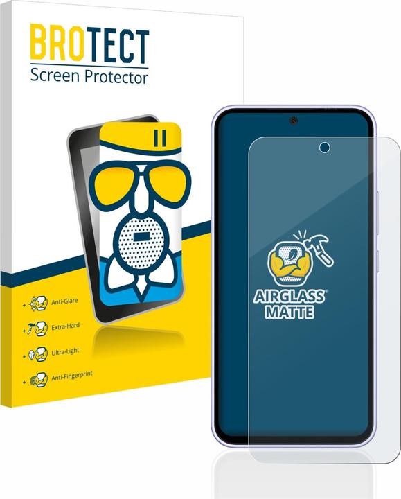Produktbild BROTECT AirGlass Panzerglasfolie Matt (1 Stück, Samsung Galaxy A54 5G)