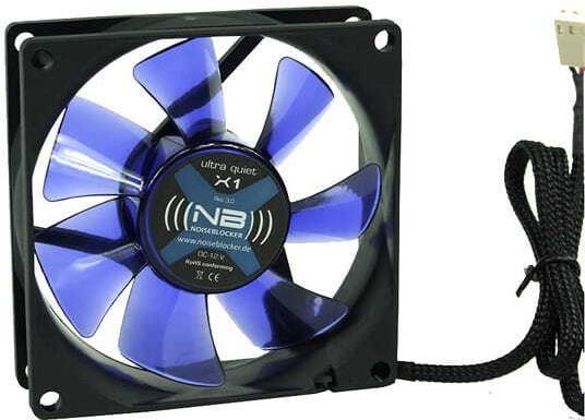 Actual product image Noiseblocker BlackSilent X1 (80 mm, 1 x)
