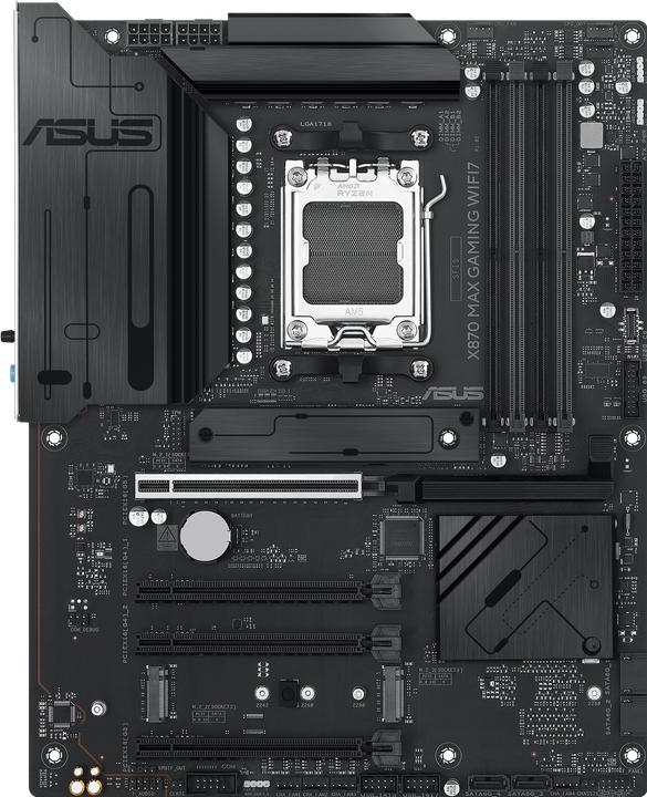 Actual product image ASUS X870 Max Gaming WIFI7 (AM5, AMD X870, ATX)